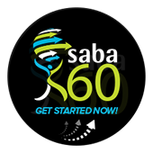 A logo of Saba Sixty, To show you can change your life with the 60 days plan