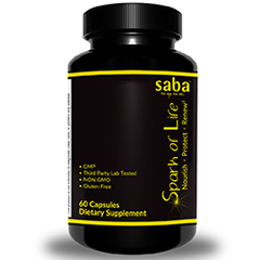 Saba Spark of Life -One 60-count Bottle
