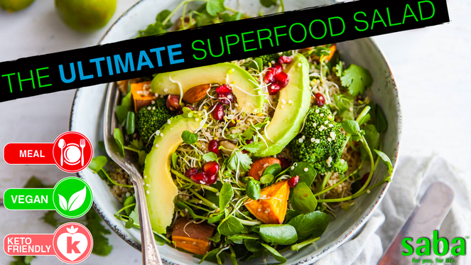 Ultimate superfood salad top